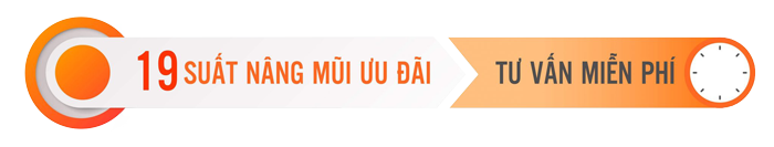 19 suất ưu đãi nâng mũi bác sĩ phùng mạnh cường