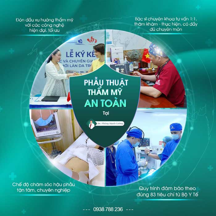 Thẩm mỹ làm đẹp tại Bs Phùng Mạnh Cường chuẩn an toàn