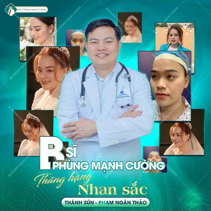 Bác sĩ Phùng Mạnh Cường thực hiện nâng mũi cho nhiều khách hàng nổi tiếng