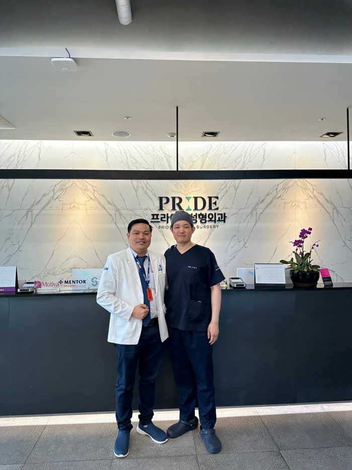 BS Cường thường xuyên tu nghiệp tại Hàn Quốc