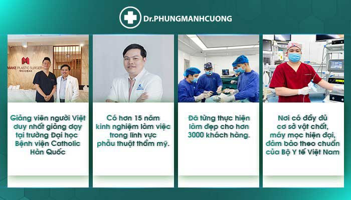 Những lý do nên chọn bác sĩ Phùng Mạnh Cường để thực hiện thẩm mỹ