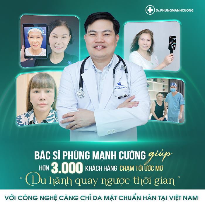 Có hơn hàng nghìn khách hàng “ghé đến” bác sĩ Cường căng da mặt mỗi năm và tất cả đều hài lòng với kết quả đạt được