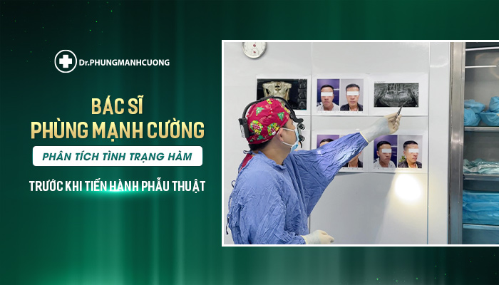 BS Cường sẽ thăm khám và phân tích chi tiết trước khi phẫu thuật