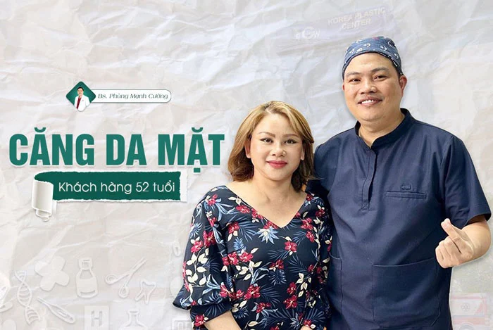 Khách hàng căng da mặt