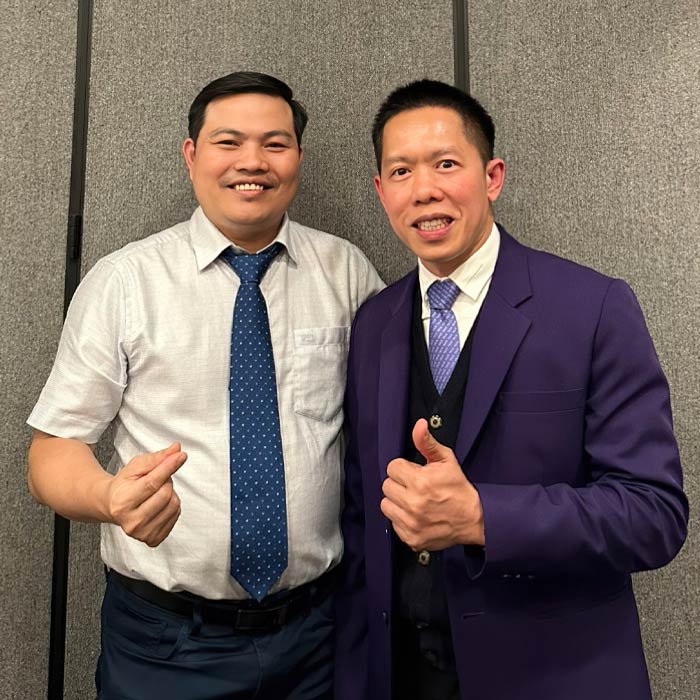 Bác sĩ Phùng Mạnh Cường thường xuyên tham gia các hội nghị thẩm mỹ Quốc Tế