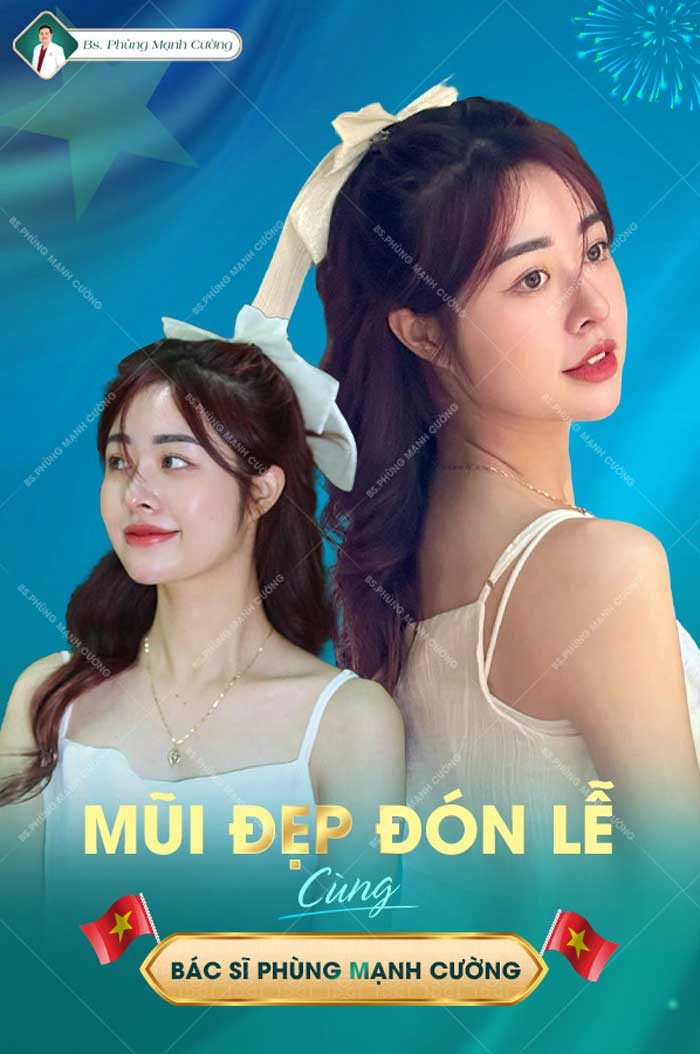 Nâng mũi bọc sụn tự thân uy tín hang đầu tại tphcm bác sĩ phùng mạnh cường