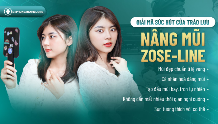 Giải mã sức hút của trào lưu nâng mũi Zose - Line