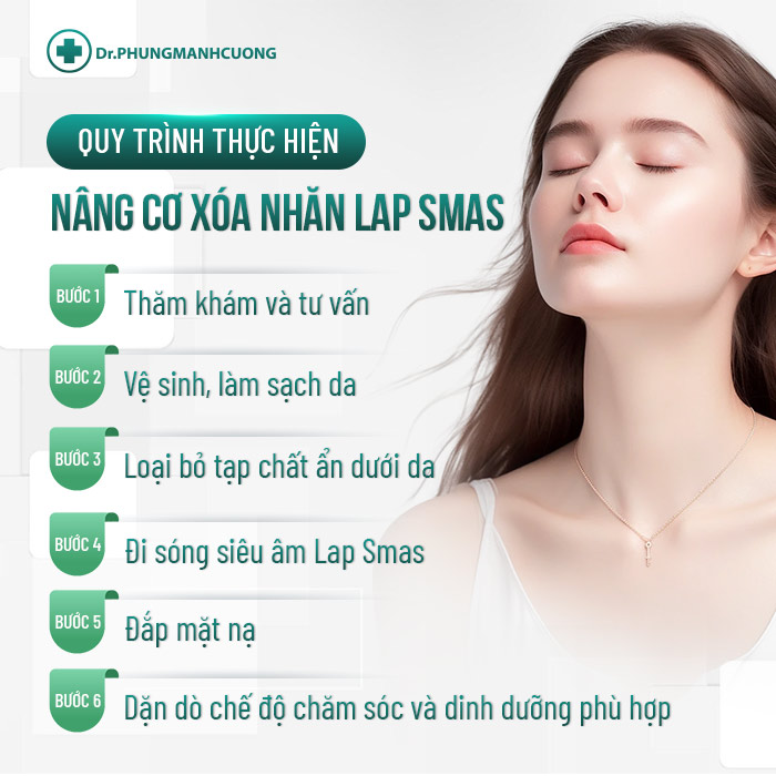 Nâng Cơ Xóa Nhăn (Lap Smas) Công Nghệ Trẻ Hóa Da Hiệu Quả 12 Quy trình thực hiện chuẩn y khoa