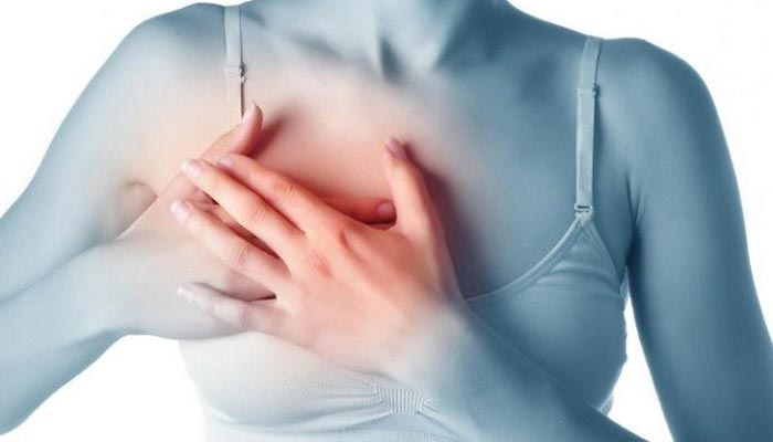 Ngực bị co thắc