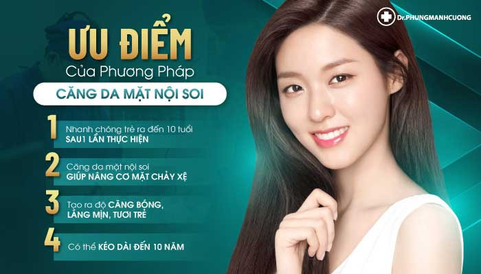 Những ưu điểm nổi trội của phương pháp căng da mặt nội soi